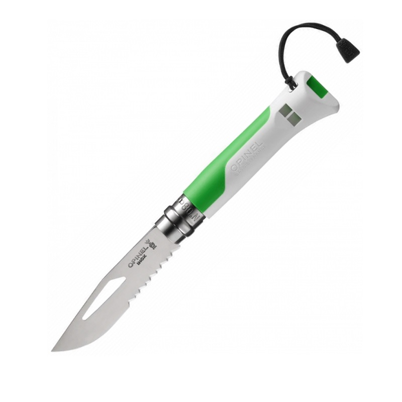 Opinel VRI N°08 Inox Outdoor Fluo Green nůž 002319