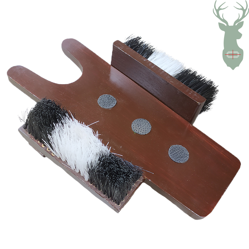 Vyzuvák na čištění obuvi s kartáčky