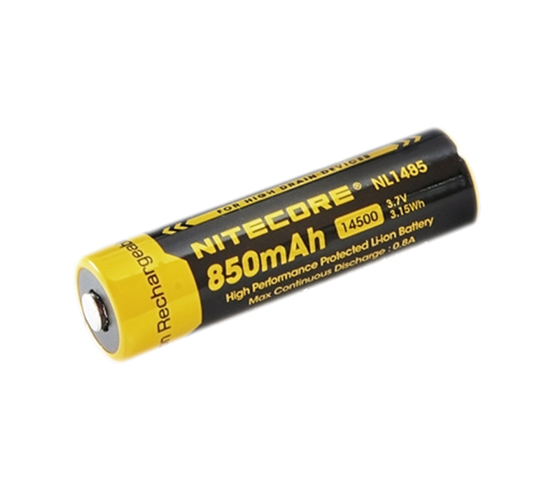 Nitecore 14500 850mAh 0,8A Li-ion 3,7V chráněn