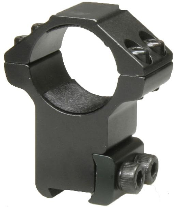 BAUER Montážní sada d=25,4 mm, Vysoká (Výška=21mm, pro 11mm rybinu, Stop-Pin, hliník)