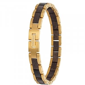 Dřevěný náramek Mystik Gold