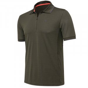 Ice Power polo triko - Green Moss