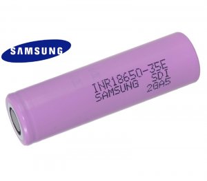 SAMSUNG SDI INR18650-35E 3500mAh, 3,7V, nechráněný, 13A