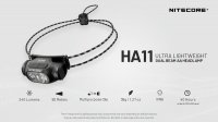 Nitecore HA11 - Svítilna čelovka