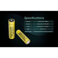 Nitecore 18650 Li-ion baterie 3600mAh