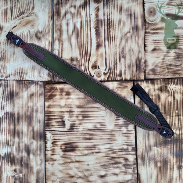STINGER green neoprene - řemen na pušku