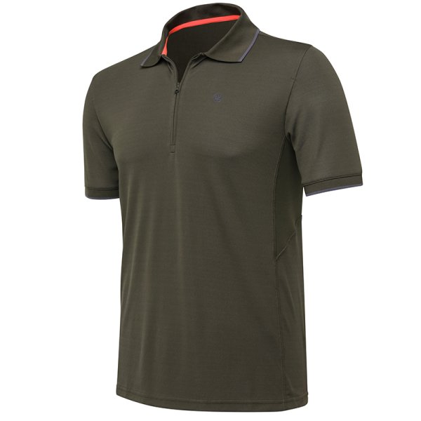 Ice Power polo triko - Green Moss