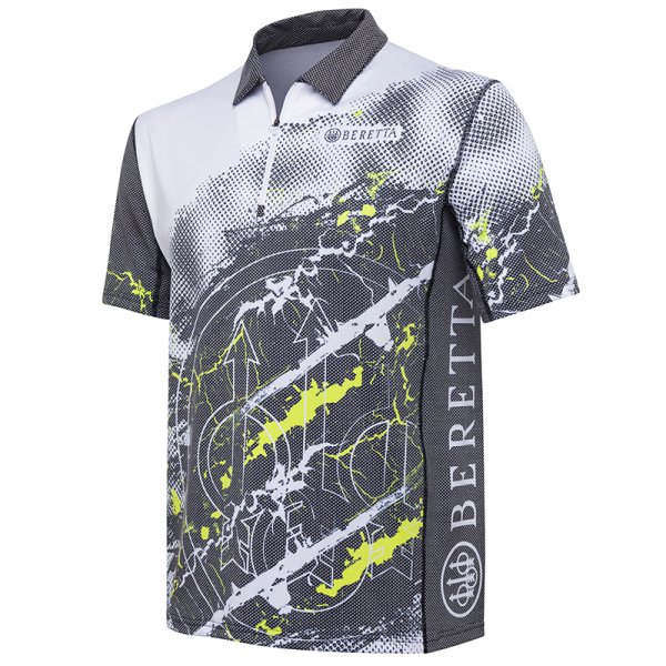 Rush Trident polo triko - Grey & White