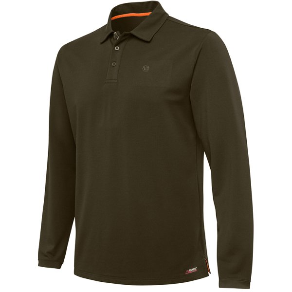 Tech Corporate polo triko LS - Green Moss