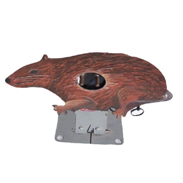 Terč kovový sklopný - potkan