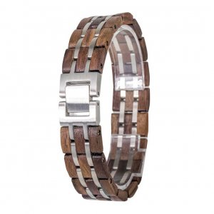 Dřevěný náramek DUO Element Ořech