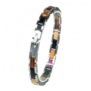 Element barevný dřevěný náramek