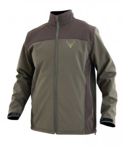 TROPHY softshell bunda GREEN/BROWN