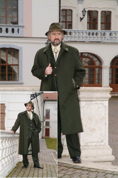 Levente II. pánský dlouhý kabát
